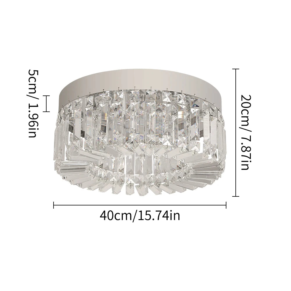 Luxury Crystal Ceiling Lamp Living Room Modern Chandeliers Decoration Led Ceiling Lights Lighting Fixture Diameter 40 50cm
