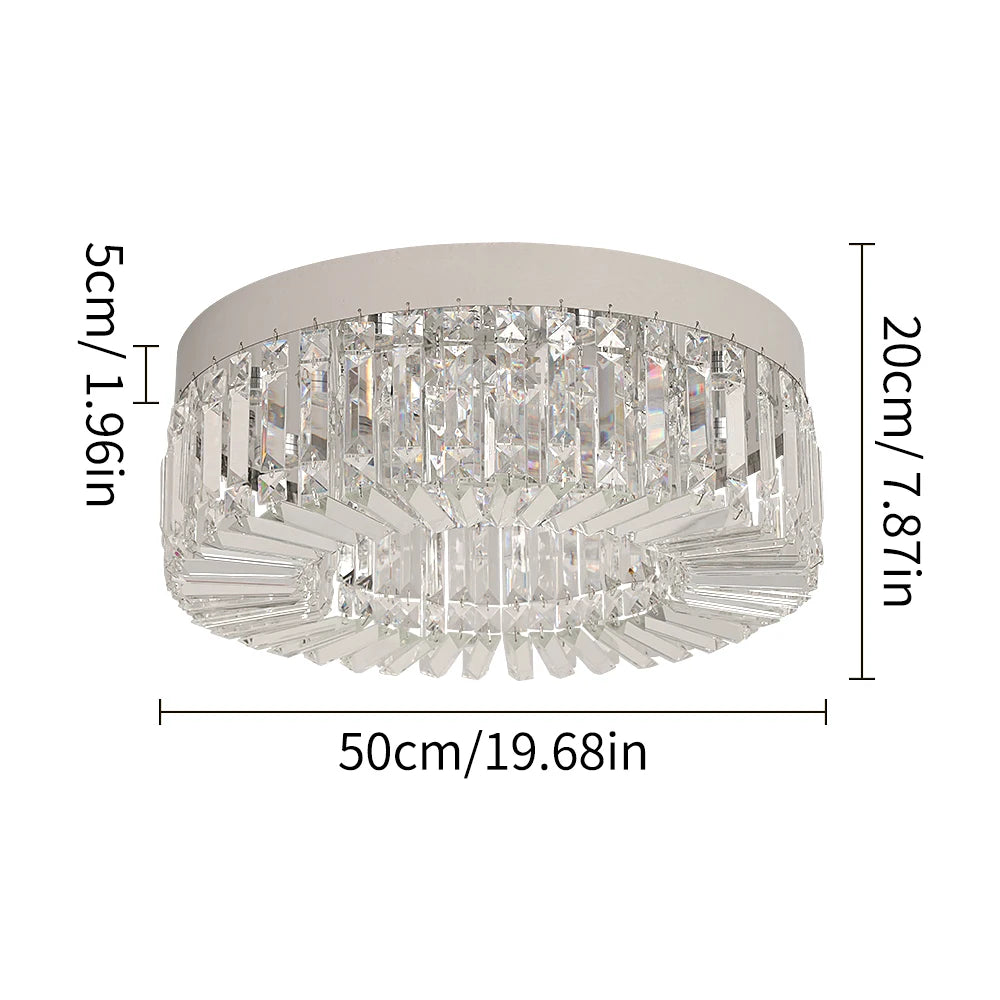 Luxury Crystal Ceiling Lamp Living Room Modern Chandeliers Decoration Led Ceiling Lights Lighting Fixture Diameter 40 50cm