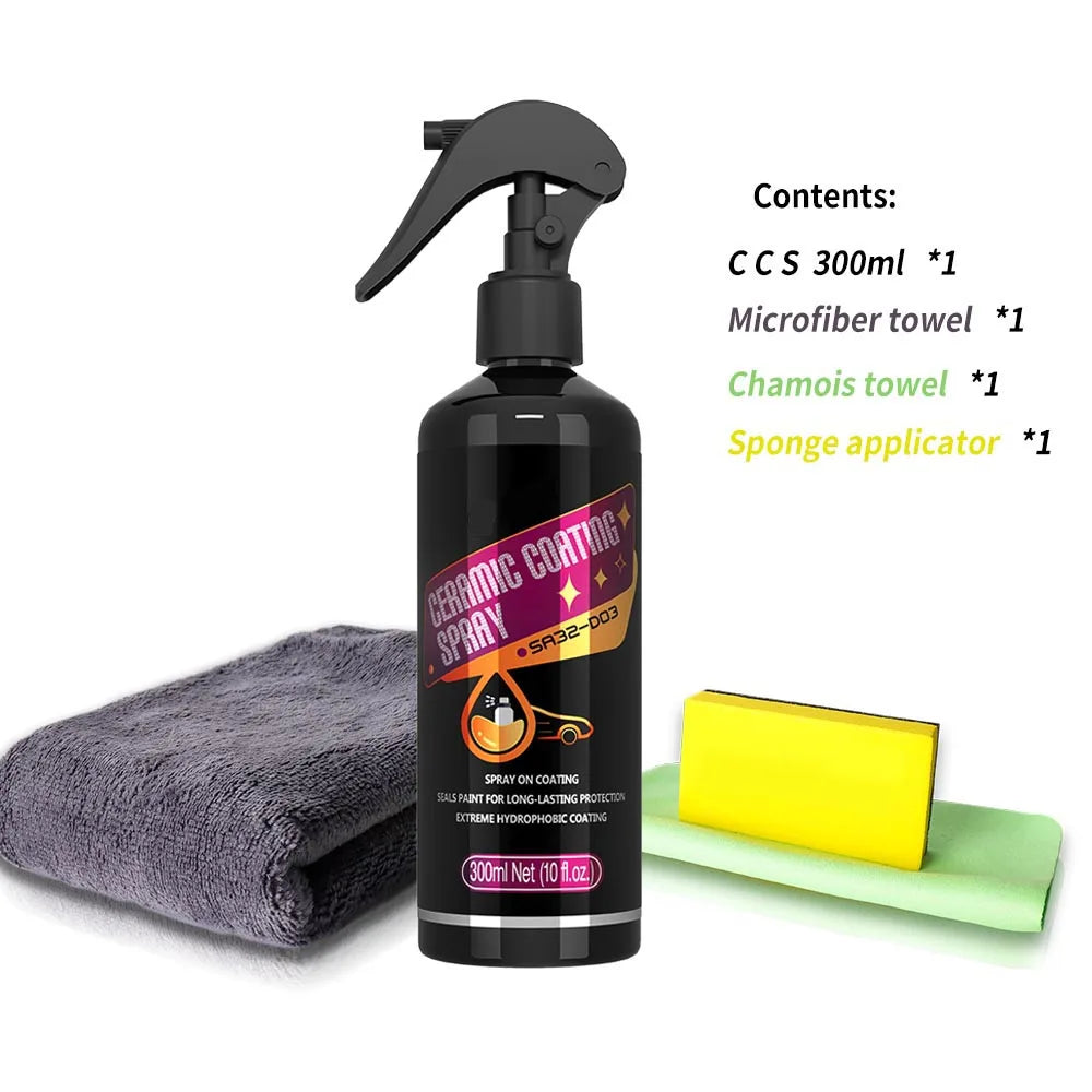 Ceramic Car Coating Spray Nano Ceramic Coating For Auto Paint Care Crystal Durable Protection Paintwork Shine Shield